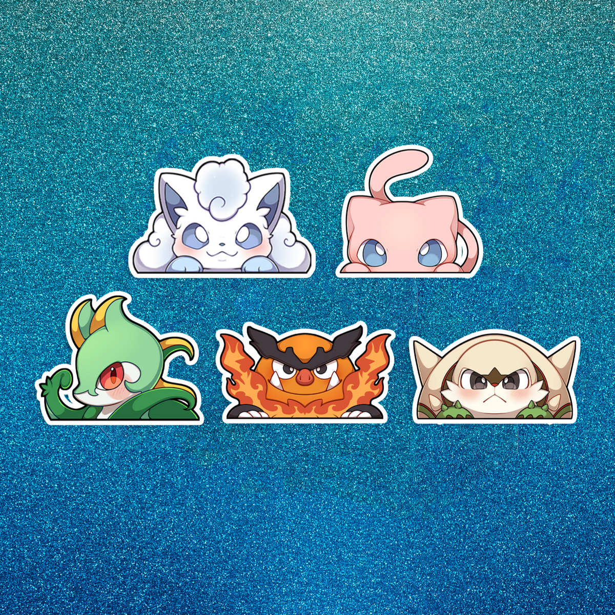 DISCONTINUING: [Sticker] PKP: Poki Monster Peekers – Goozee Pins