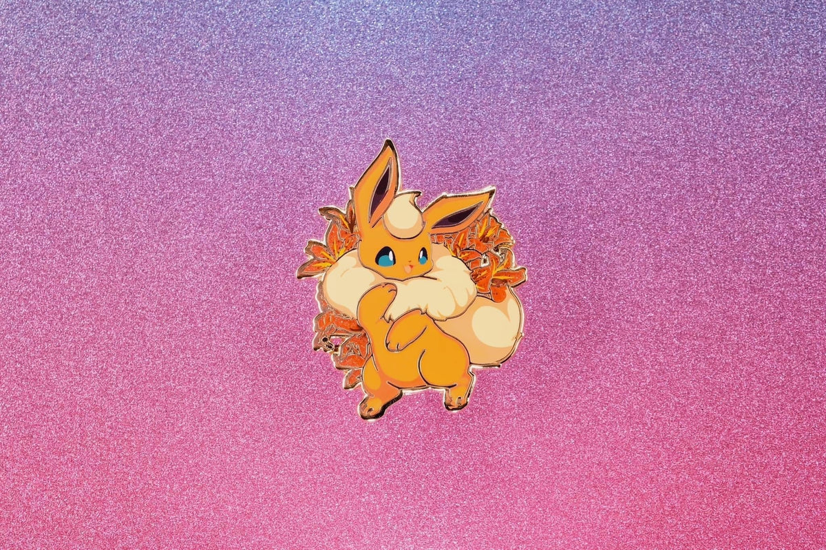 P-PKE: Poki-Monster Pins - Flower Foxes – Goozee Pins