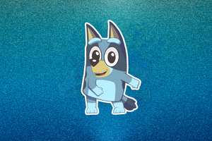 [Sticker] BLU: Blue Pup