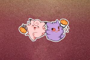 [Sticker] PKN-HAL: Poki Monster Halloween (Seasonal)