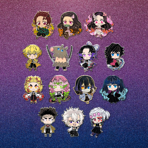 P-KNY: Anti-Demon Team Pins