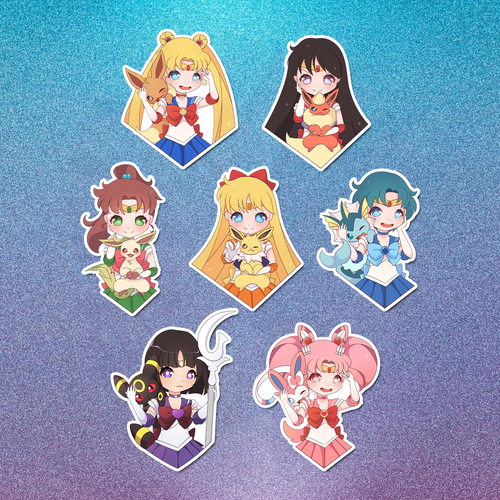 DISCONTINUING: [Sticker] SLM: Sailor Poki Girls