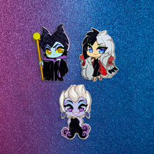 Load image into Gallery viewer, P-DSY-V: Chibi Villain Pins