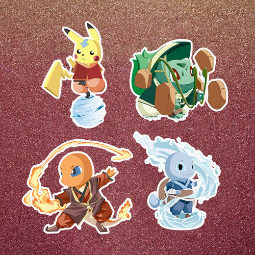 DISCONTINUING: [Sticker] ATL: Old Poke-Avatar Benders