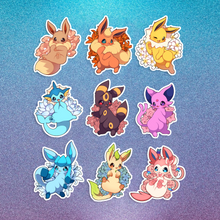Load image into Gallery viewer, [Sticker] PKE: Poki Monsters - Flower Foxes