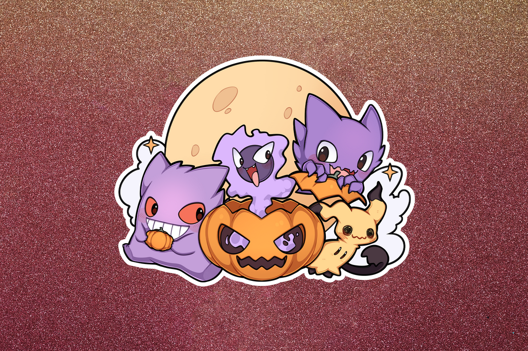 [Sticker] PKN-HAL: Poki Monster Halloween (Seasonal)