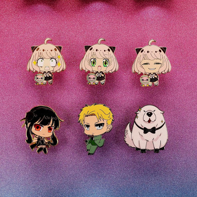 Spy Fam Pins