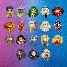 Load image into Gallery viewer, P-MRL-L: Chibi Marvelous Ladies Pins