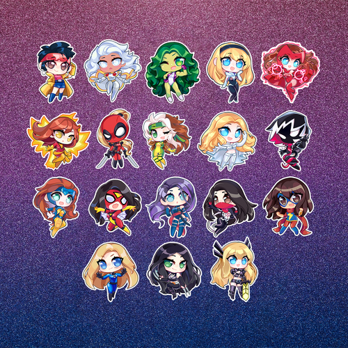 [Sticker] MRL-L - Chibi Marvelous Ladies