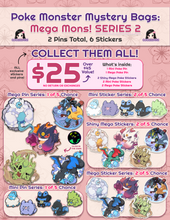 Load image into Gallery viewer, $25 Mega-Mons SERIES 2 Mystery Bags