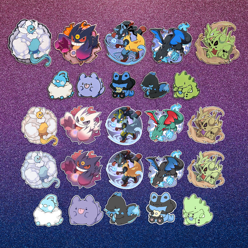 FULL SET NEW SERIES 2 Mega-Mons Mystery Bags (Black Friday Special)