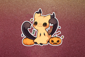 [Sticker] PKN-HAL: Poki Monster Halloween (Seasonal)