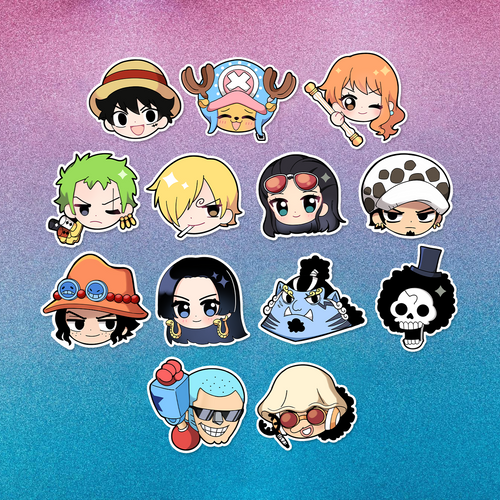 [Sticker] OPC: Pirate Crew Heads