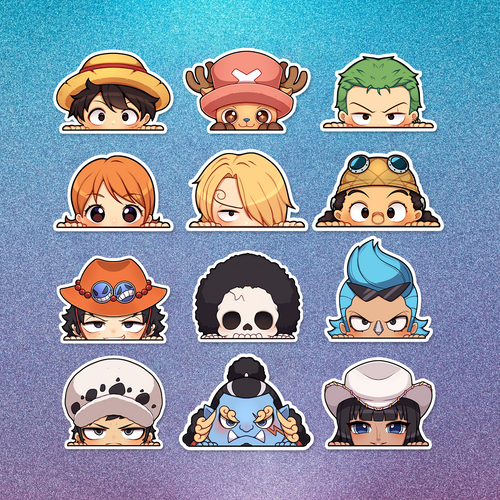 [Sticker] OPC: Pirate Crew Peekers