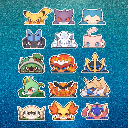 [Sticker] PKP: Poki Monster Peekers