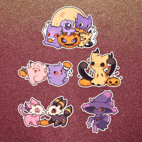 [Sticker] PKN-HAL: Poki Monster Halloween (Seasonal)