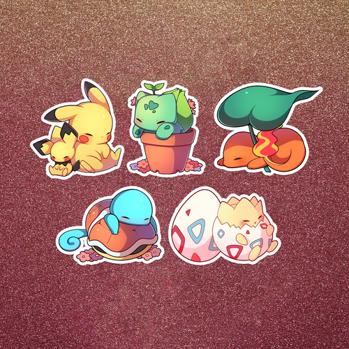 [Sticker] PKN: Poki Monsters - Sleeping