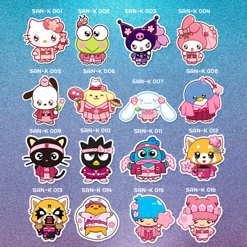 0-SAN and SAN- K Stickers