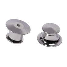 Load image into Gallery viewer, 4 Silver Locking Pin Backings / Clutches