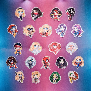 [Sticker] Chibi Marvelous Ladies